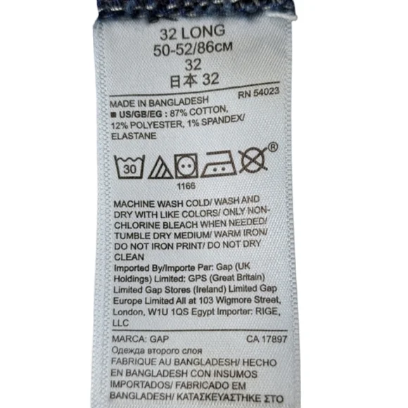 GAP Denim Women's Blue Jeans Size 32 L - Picture 12 of 16